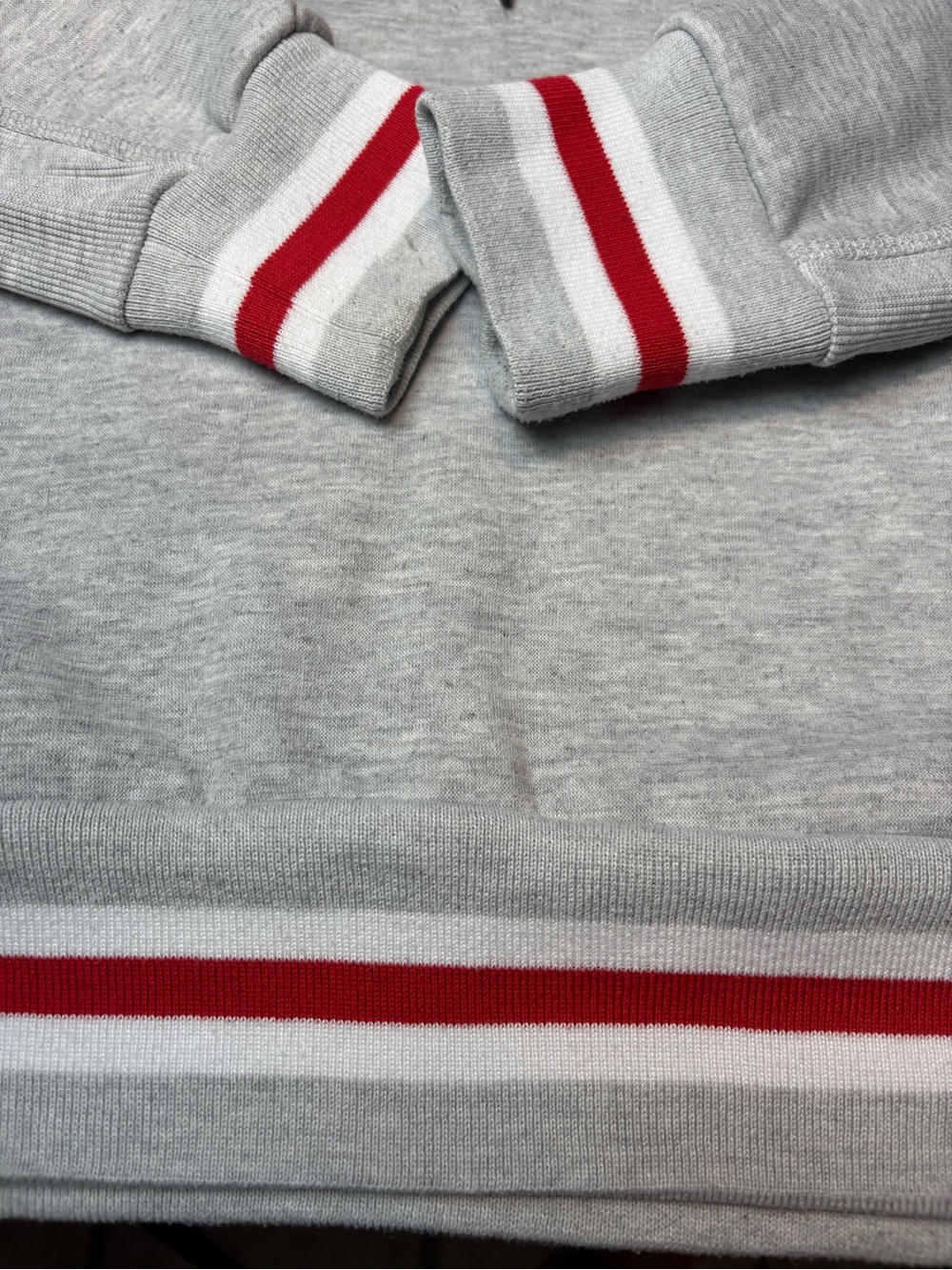 Like new! NFL KC Chiefs Tackle Twill Gray Pullover Hoodie - Women's SM - Picture 4 of 5